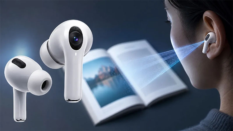 سماعة AirPods المزودة بكاميرا على وشك أن تصبح حقيقة
